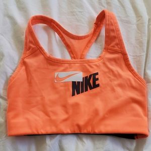 Nike Neon Mesh Back Sports Bra